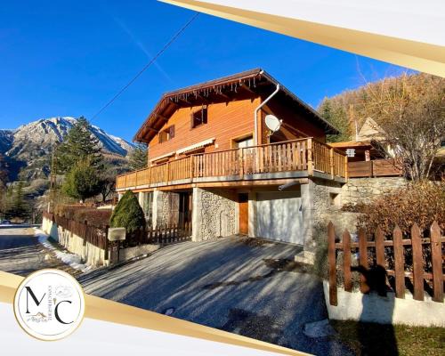 Allos Apartment | cozy chalet mountain view, garden
