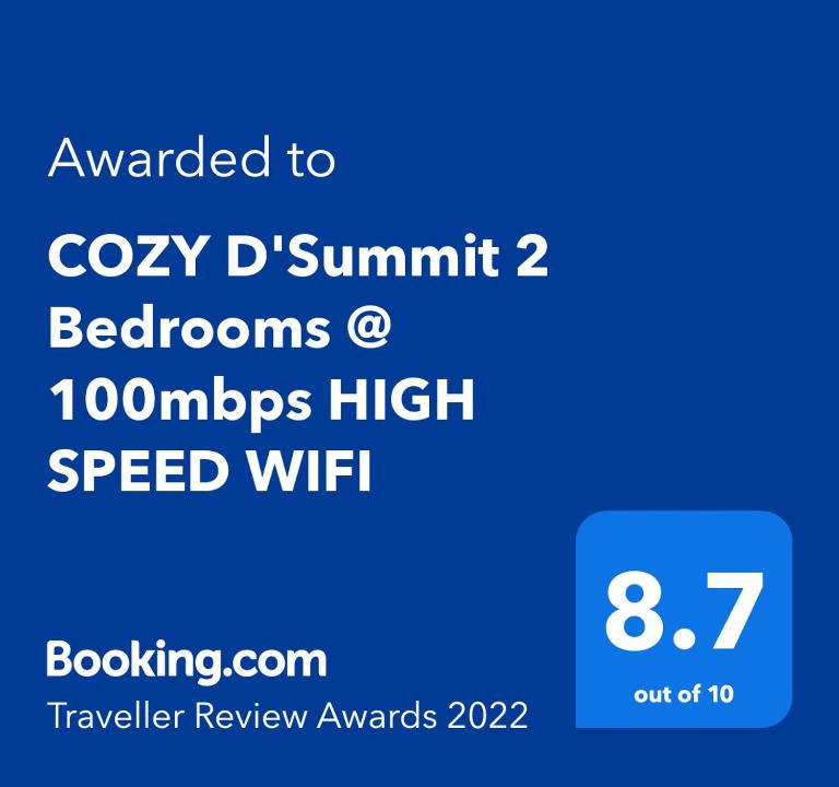 Kempas Apartment | COZY D'Summit 2 Bedrooms @ 100mbps HIGH SPEED WIFI