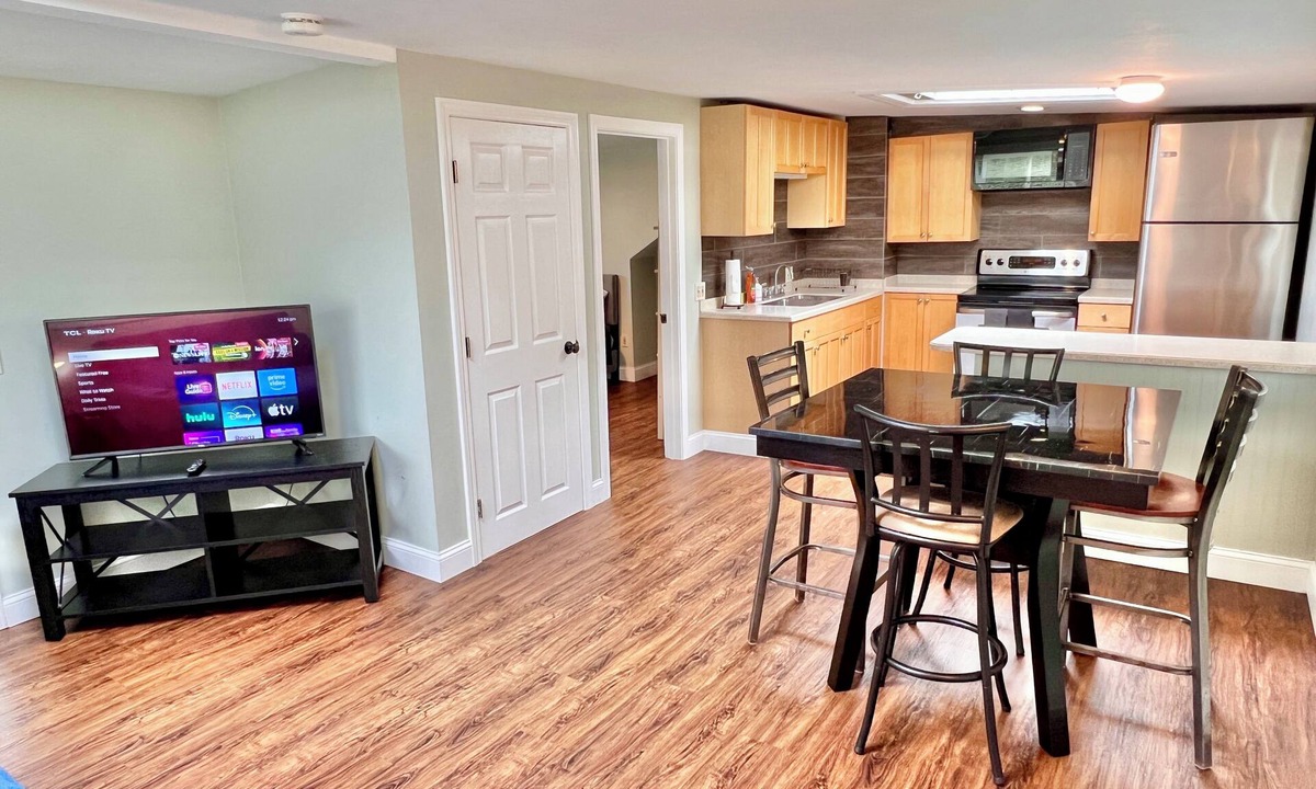 Plaistow Apartment | Cozy Getaway with Deck & Backyard