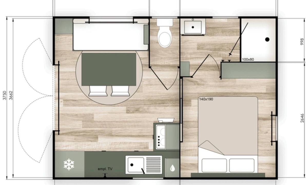 Saint-Rome-de-Tarn House | Cozy mobile home, pets welcome - 2 guests
