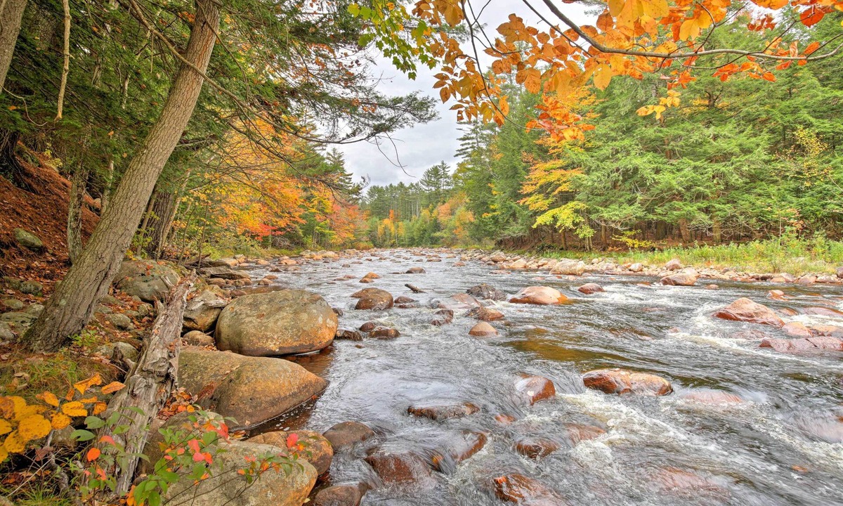 Glenfield Cabin | Cozy, Rustic Adirondack Riverfront Log Cabin, Rapids, access to snowmobile trail