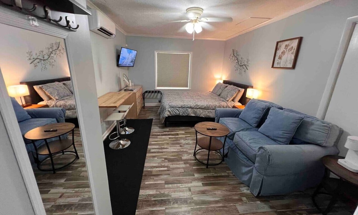 Burton Condo | Cozy Studio Retreat. Pets are allowed