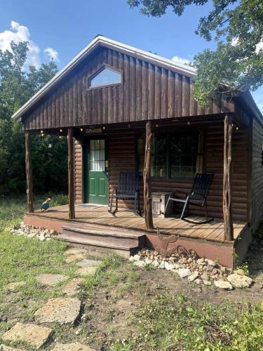 Paluxy House | Cozy Texas Cabin Retreat with Hot Tub & Scenic Outdoor Spaces in Bluff Dale, Texas