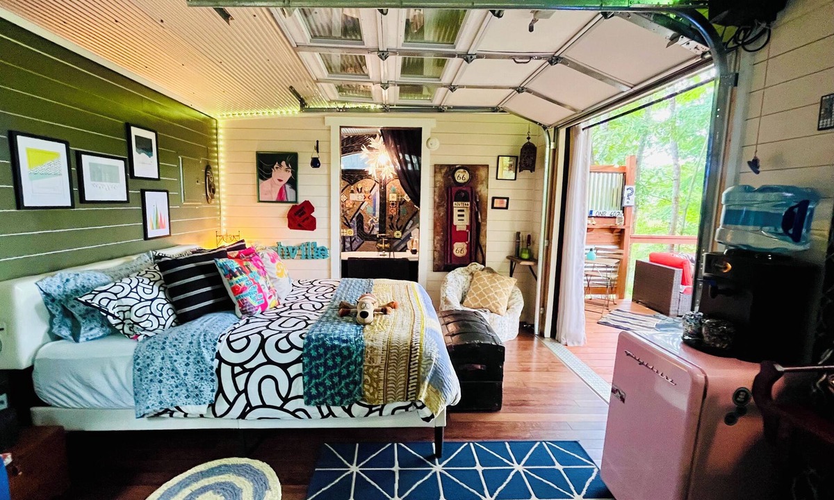 Sparta Cabin | Cozy Up In Mosaic Cabin #Reconnect #Love #Escape #River