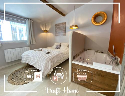 Saint-Etienne Apartment | CRAFT HOME - Studio - BALNEO - PARKING privé