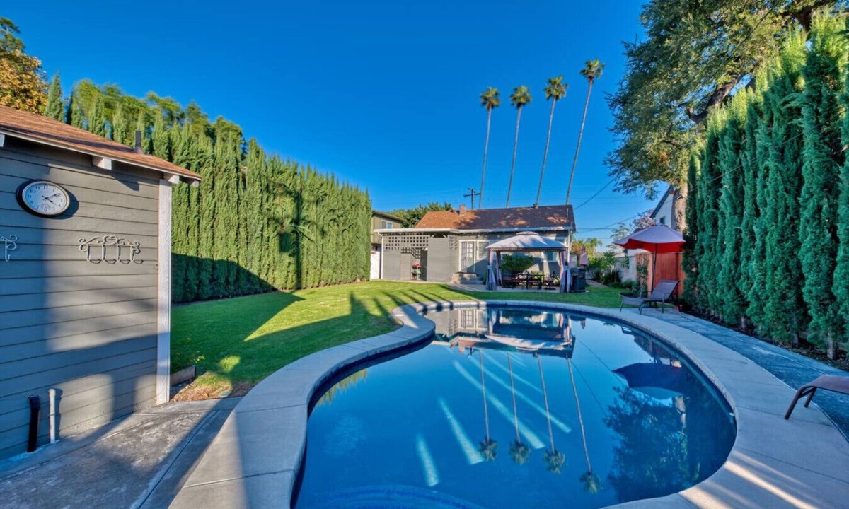 Monrovia House | Craftsmen Pool home with spacious backyard