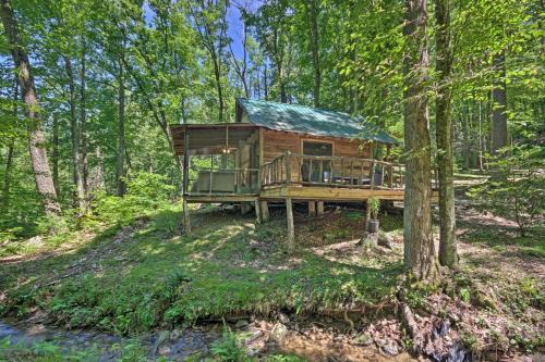 Barnardsville House | Creekside' Cabin w/Deck in Pisgah Forest!