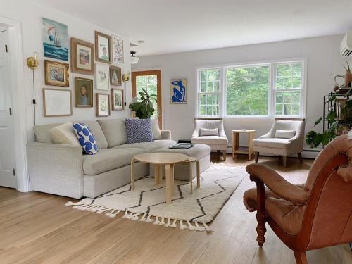 Lewisboro House | CT Retreat - Stream, Lush Gardens, Optional Studio
