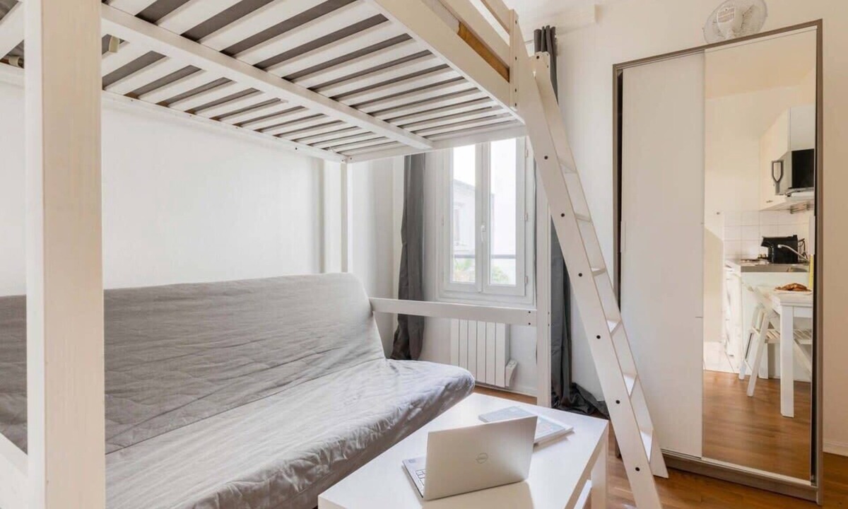 Batignolles Apartment | Cute studio-Coeur du 17e- Bail Moyenne Durée (2DD)