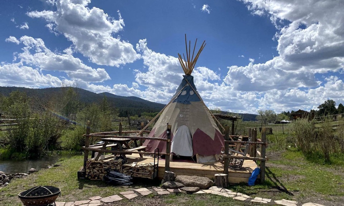 Petaca House | Cute Tipi in Tres Piedras for New Mexico Glamping Escapes