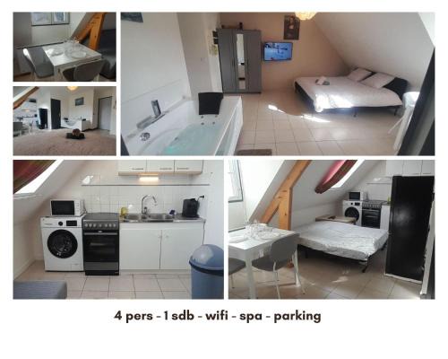 Deols Apartment | Déols studio balnéo 2-4 pers - wifi - parking