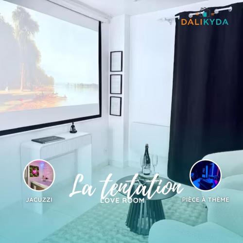 Saint-Charles du Port Apartment | Dalikyda La Tentation Jacuzzi Cinéma élégant