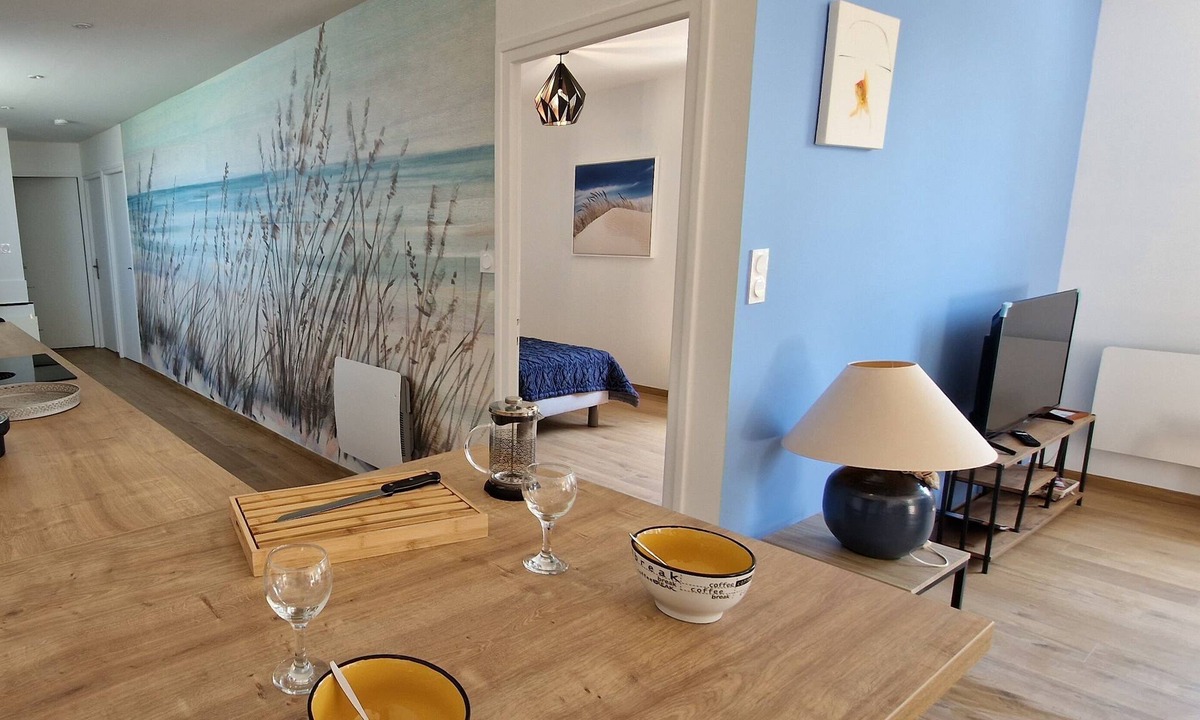 Kervoyal Apartment | Damgan, 3 Chambres, Plein Sud, Plages à 200m