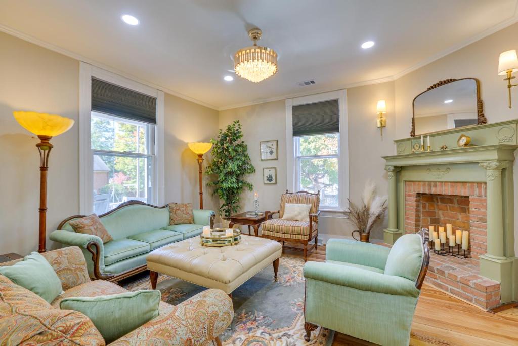 Danville House | Danville Retreat w/Hot Tub & Cozy Fireplace!