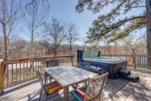 Tia Juana House | Deck and Boat Dock Lakefront Cabin in Eucha!