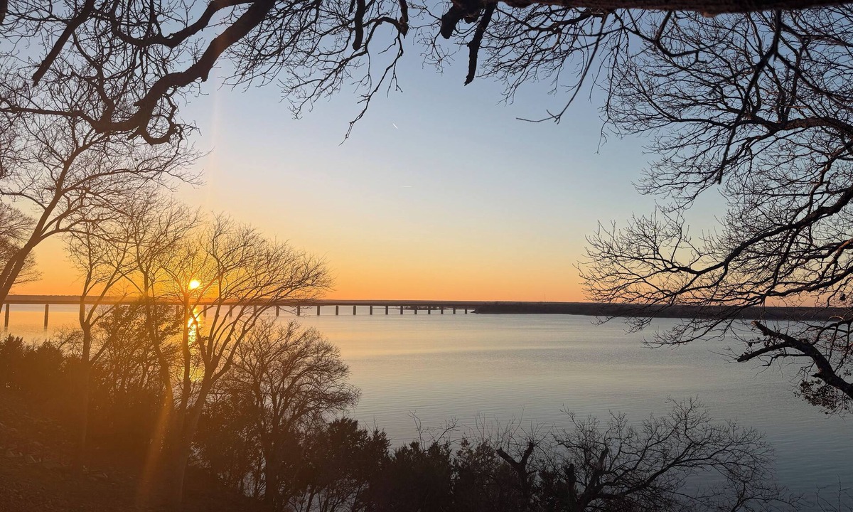 Lake Whitney House | Deck w/Sunset View: Group Getaway on Lake Whitney