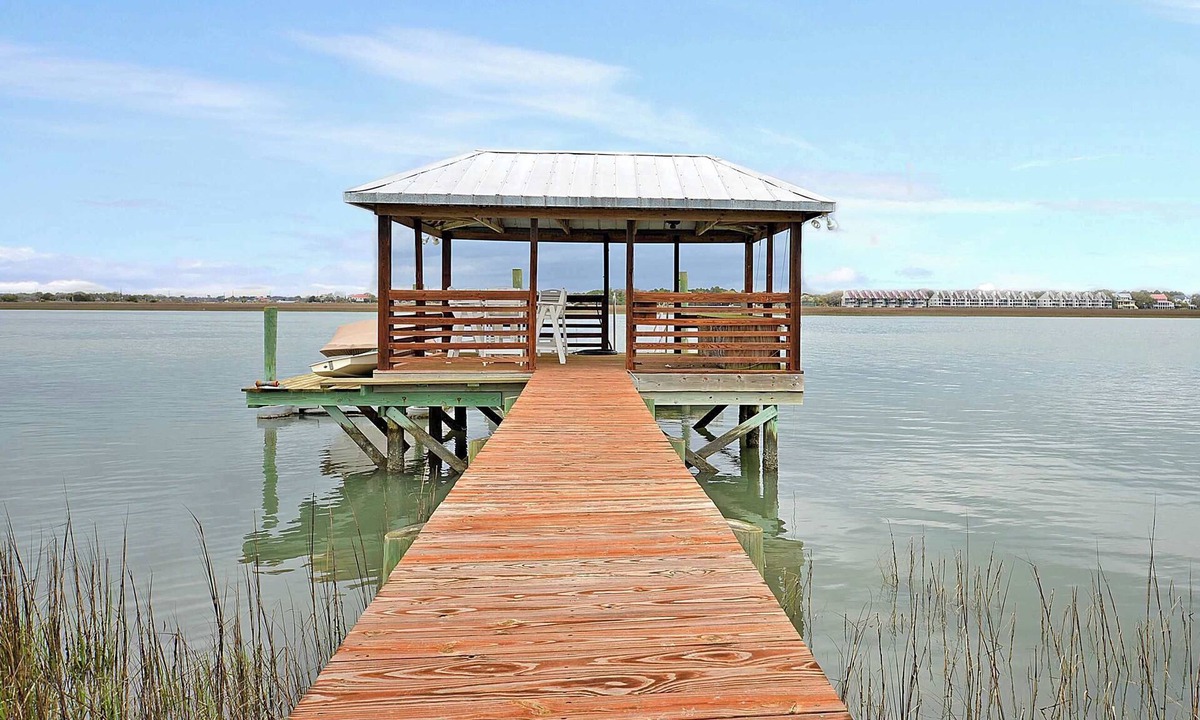 Folly Beach House | Deep Water Dock & Close to Beach