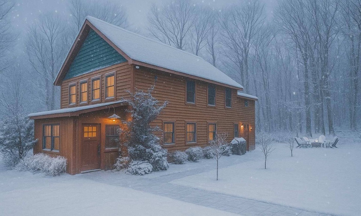 Jeffersonville House | Deer Meadows - Country Lodge with Hot Tub