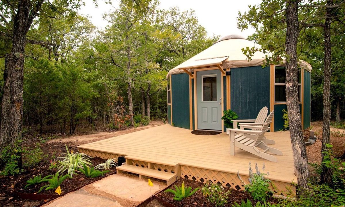 Bastrop House | Deluxe Yurt Rental Ideal for Glamping near Austin