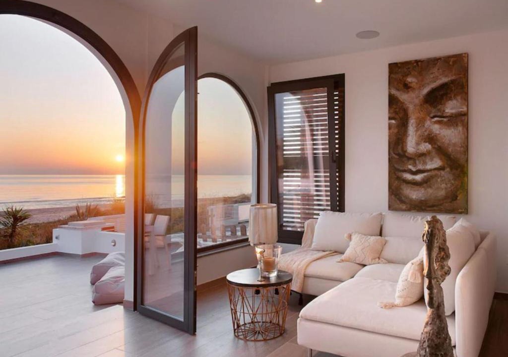 Les Deveses House | Denia Beach Lodge Seafront Holiday Home in Denia with Sauna