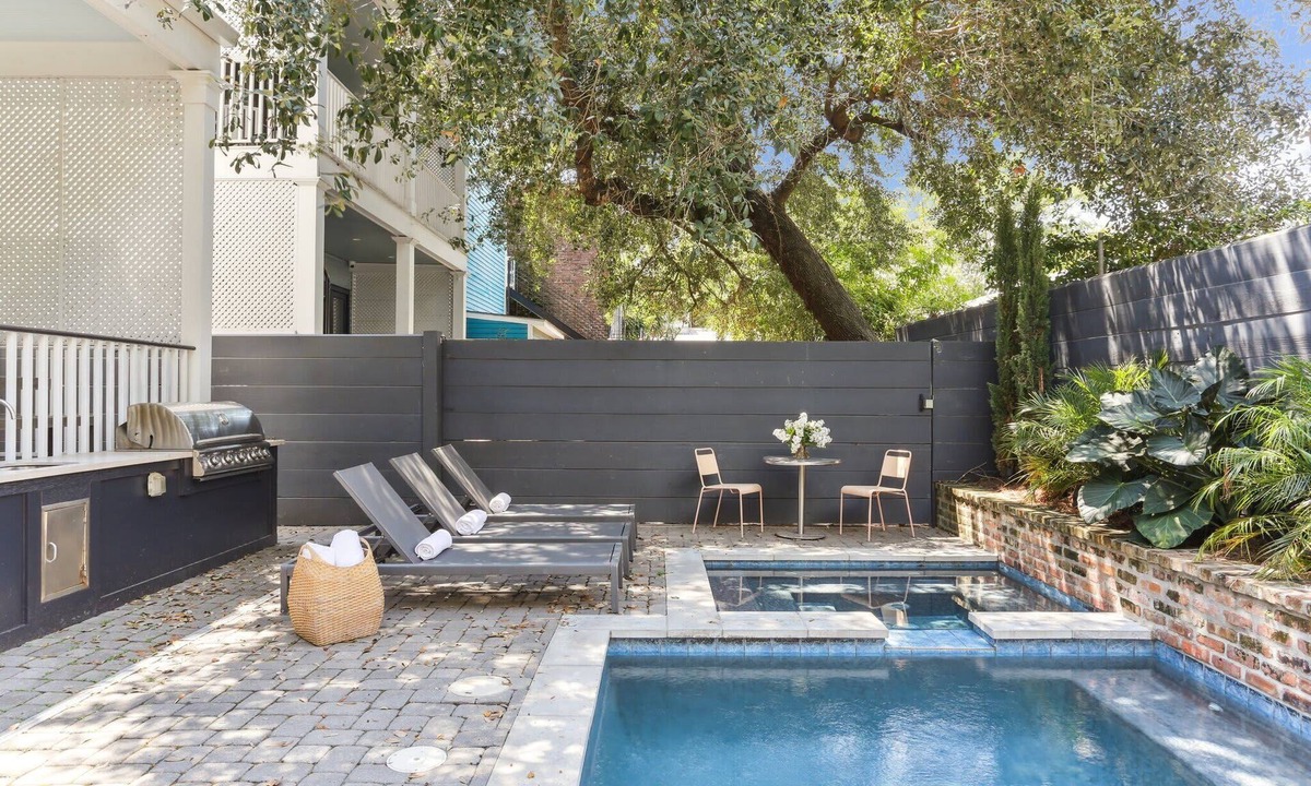 Lower Garden District House | Designer Home on Magazine | Pool and Spa