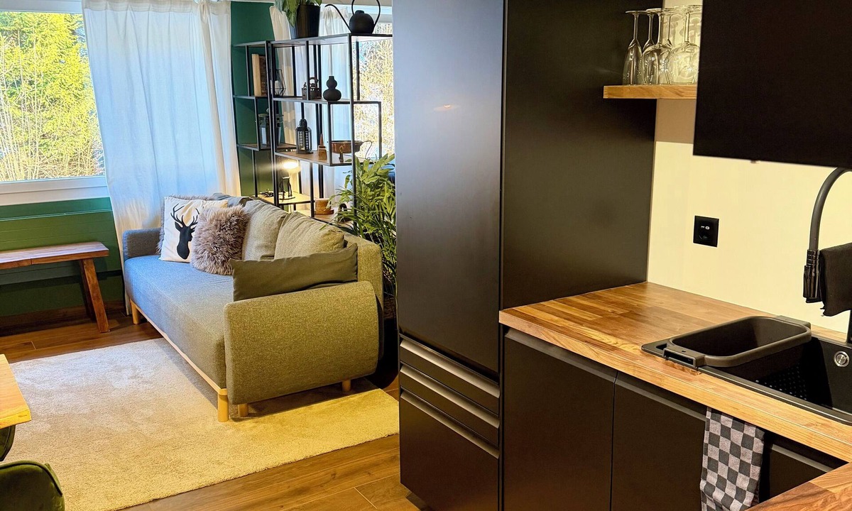 Laax Apartment | Designer studio, with Pool, Sauna, Fitness and Private Covered Parking