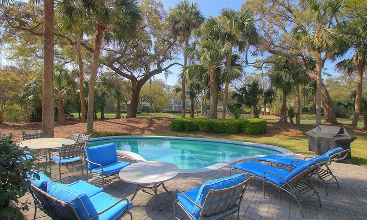 Beach Lagoon House | Destination Vacation HHI, 2nd Row Sea Pines Beach Home, Private Pool & Golf View