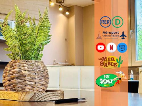 Goussainville Apartment | Detente et Confort, proche Gare RER D, CDG, Astérix