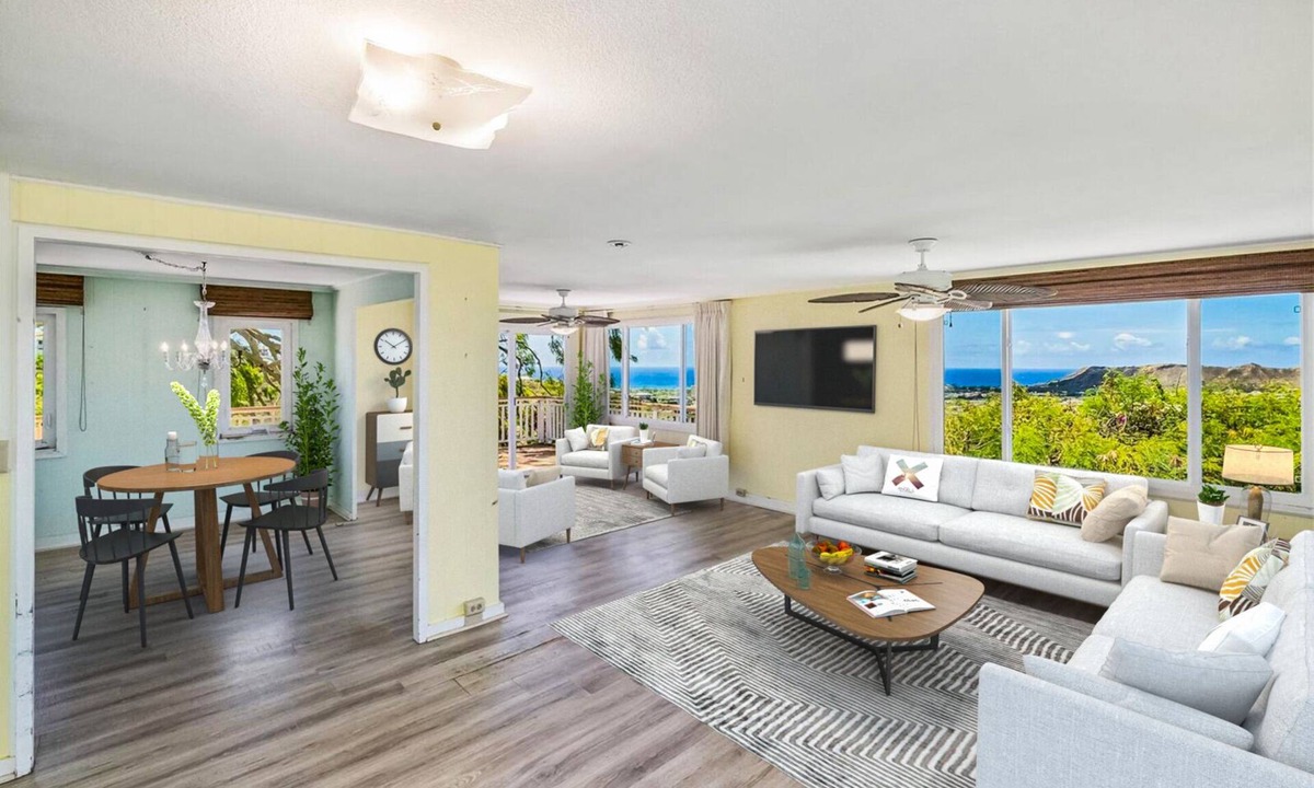 Maunalani Heights House | Diamond Head 3BR Honolulu - Upto 6, WiFi, AC, Deck