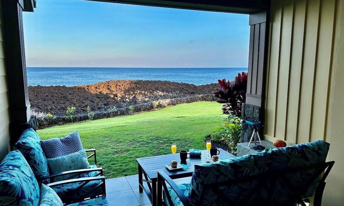 Waikoloa Condo | DIRECT OCEAN FRONT/GROUND FLR, PANORAMIC DRS, 2 BED/2 BATH EN SUITES, DISCOUNTS