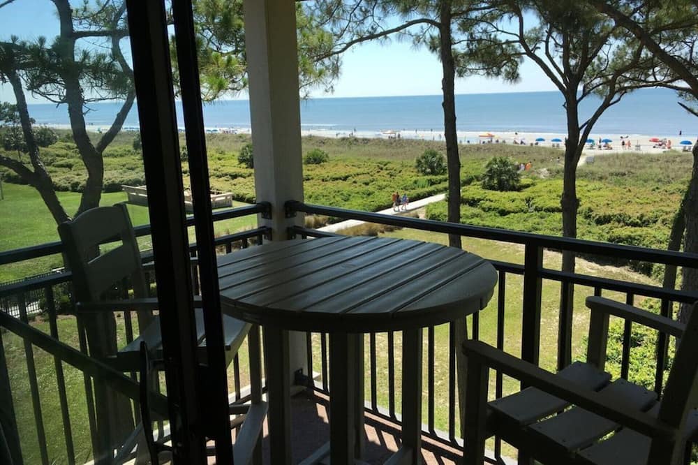 Hilton Head Condo | Direct Oceanfront: Million Dollar Sunrise Views & Steps to Coligny