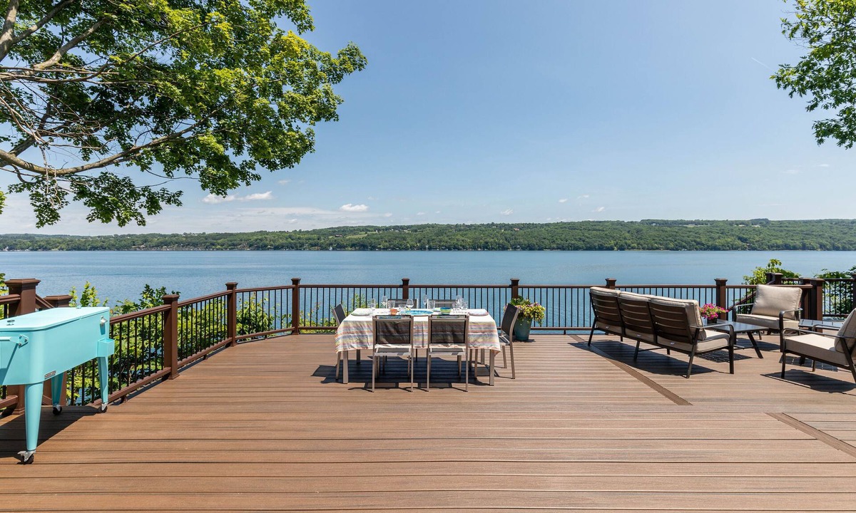 Skaneateles House | Directly on Skaneateles Lake, Expansive Deck; Boathouse & Dock