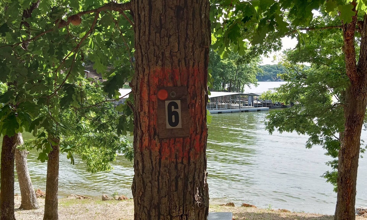 Sunrise Beach RV Rental | DnD Campground Site #6 Lake Front Primitive Camp site