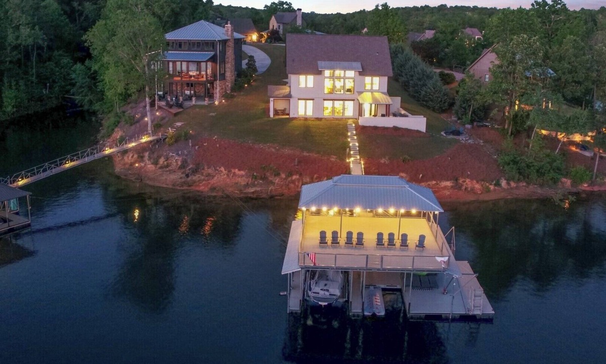 Bremen House | Dock & Awe - stunning 4-bedroom, 4-bath lakefront retreat
