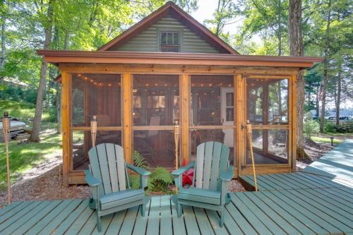 St Germain House | Dock & Beach Access: Duplex Lake Cabin!