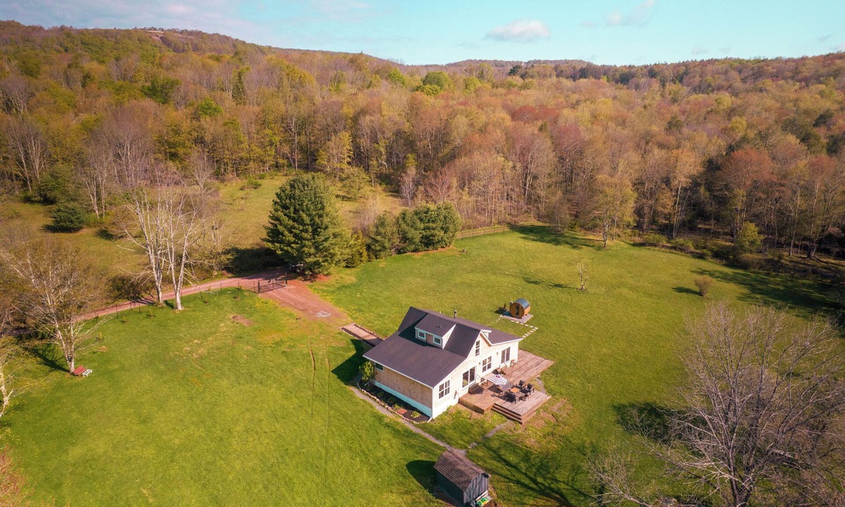 Parksville House | Dog-Friendly Catskills Escape on 4 Private Acres w/Sauna & Fenced Yard