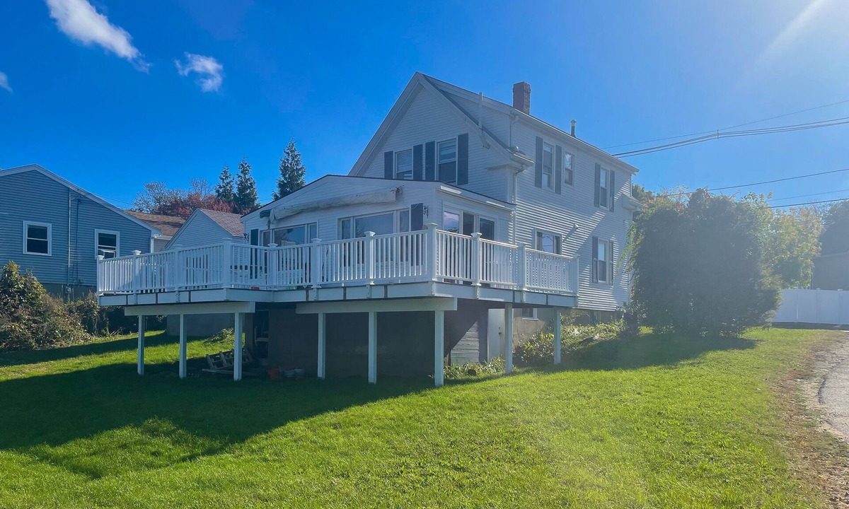 Beverly House | Dog-friendly home with a partial river view & deck - steps from park & beach