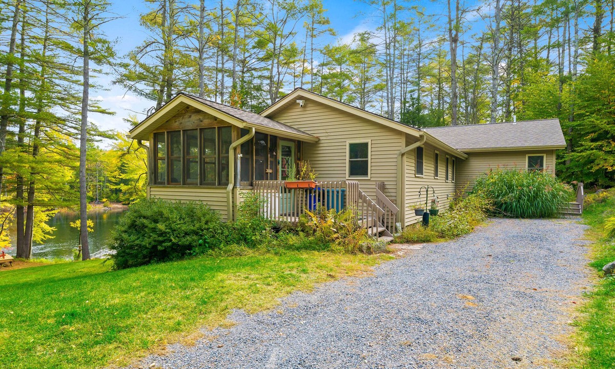 Warrensburg House | Dog-friendly riverfront house on 3 acres with private dock & deck - near skiing