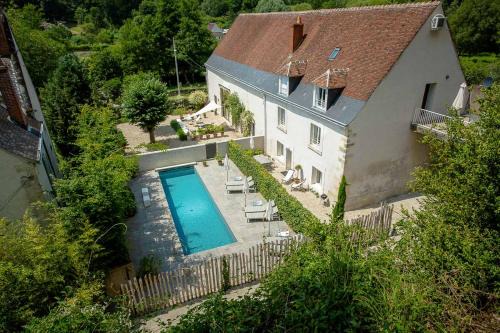 Poce-sur-Cisse House | Domaine avec piscine proche Amboise 15 p