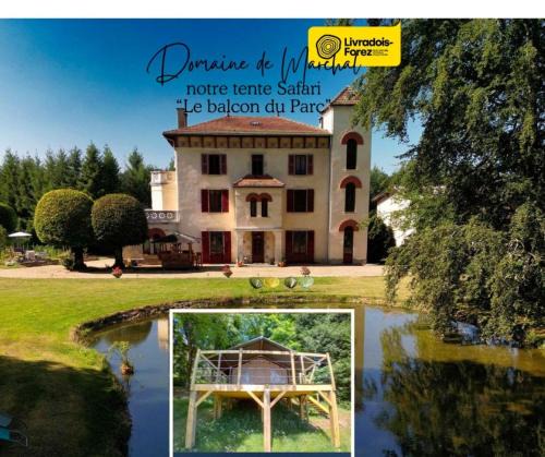 Celles-sur-Durolle Other | Domaine de Marchal - Le balcon du Parc - tente éco-lodge