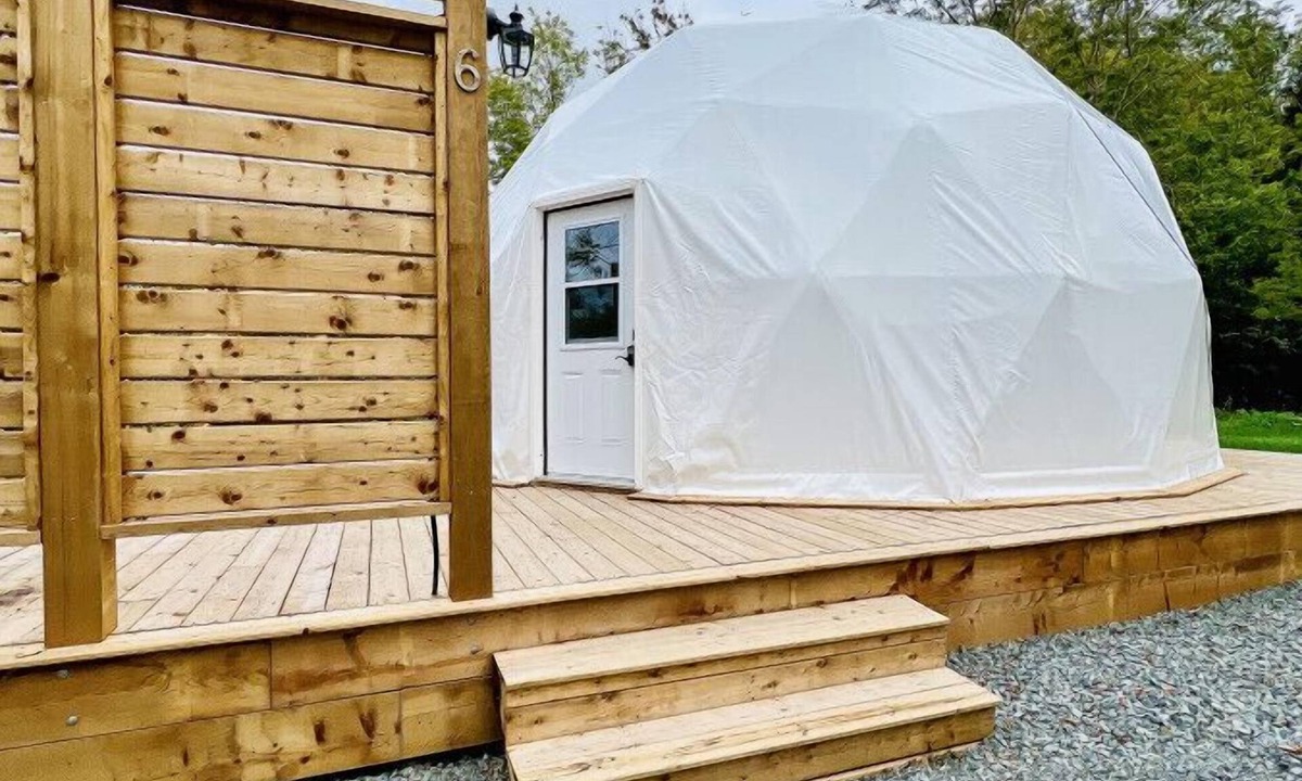 West Bay Cabin | Dome 6 · Lakeside Luxury Dome Experience Private Hot Tub