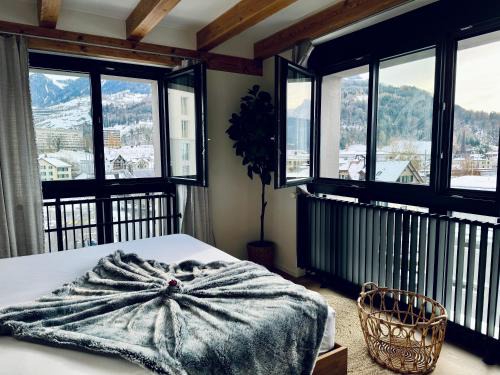 Brunnen Apartment | Dora o wellness o mountainview o lake Lucerne