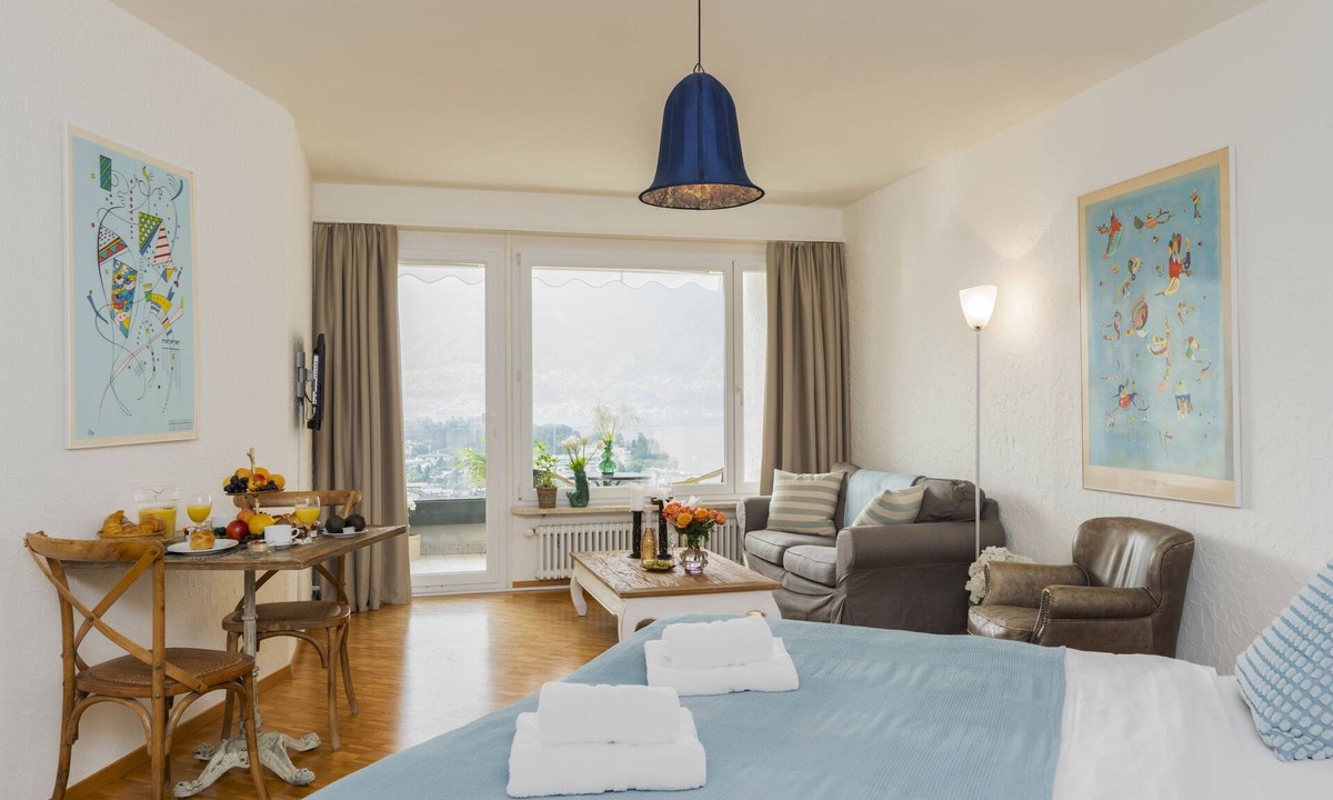 Ascona Apartment | Double Room Modern by Interhome