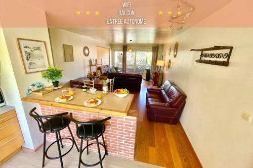 Ramonville-Saint-Agne Apartment | " Douceur Jasmin " Balcon - 7 pers - Wifi - TV