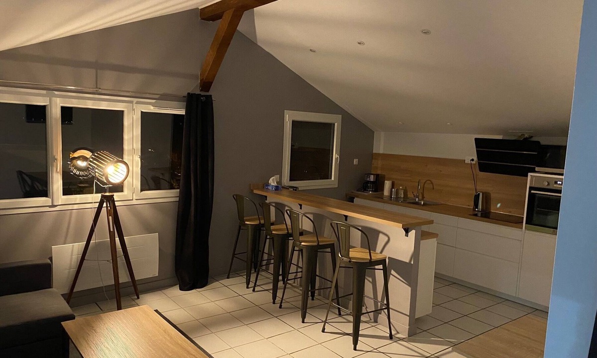 La Cote-Saint-Andre Apartment | Downtown apartment with private parking.