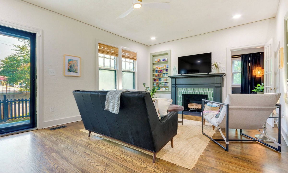 East of Broadway House | Downtown Little Rock Home w/ Porch - Walk to SoMa!