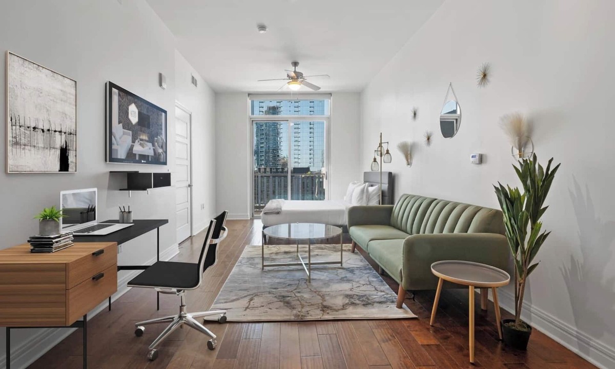 Waller Creek District Apartment | Downtown | Luxury Studio Apt. | Pool | Gym | Great Views