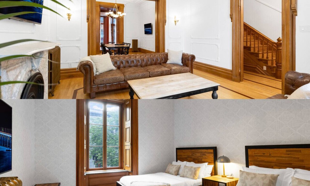 Milton Park Bed & Breakfast | Downtown Montreal | Simple Room | 2 Beds, Shared Bath, 65` TV, Bed & Breakfast