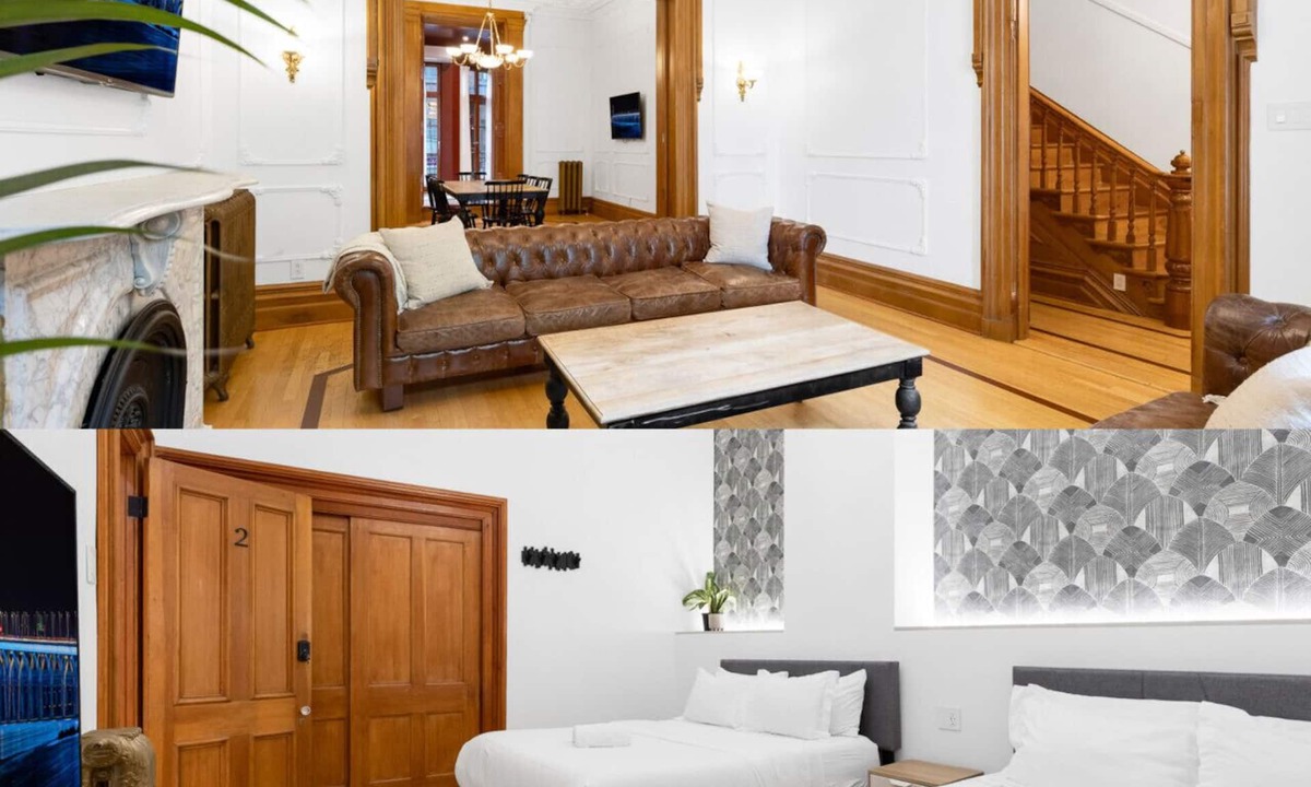 Milton Park Bed & Breakfast | Downtown Montreal | The Spa | 2 Beds, Semi Private Bath, 65` TV, Bed & Breakfast