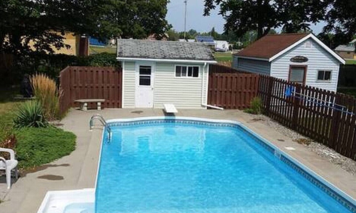 Prince Edward House | Downtown Picton, salt water pool